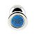 Plug Anal Cromado Signo Gêmeos Tam G - Hard - Imagem 2