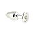 Plug Anal Cromado Signo Virgem Tam G - Hard - Imagem 1
