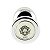 Plug Anal Cromado Signo Virgem Tam G - Hard - Imagem 2