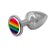 Plug Anal Pride Cromado M - Hard - Imagem 1