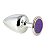 Plug Anal Cromado Signo Sagitário M - Hard - Imagem 2