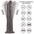 Pênis Dupla Densidade Rotativo 25x4cm Dual Layered Silicone Rotator Marrom - Lovetoy - Imagem 7