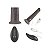 Pênis Dupla Densidade Rotativo 25x4cm Dual Layered Silicone Rotator Marrom - Lovetoy - Imagem 10