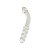 Penetrador de Vidro 18x3cm Escalonado Transparente Glass Romance - Lovetoy - Imagem 1