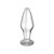 Plug Anal de Vidro 10x3,5cm Transparente Glass Romance - Lovetoy - Imagem 1