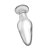 Plug Anal de Vidro 10x3,5cm Transparente Glass Romance - Lovetoy - Imagem 2