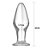 Plug Anal de Vidro 10x3,5cm Transparente Glass Romance - Lovetoy - Imagem 5