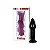 Plug Anal de Vidro 12,2cm Lovetoy Glass Romance Preto - Lovetoy - Imagem 2