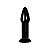 Plug Anal de Vidro 12,2cm Lovetoy Glass Romance Preto - Lovetoy - Imagem 1