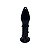 Plug Anal de Vidro 13x3cm Preto Glass Golden - Lovetoy - Imagem 8