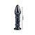 Plug Anal de Vidro 13x3cm Preto Glass Golden - Lovetoy - Imagem 10