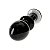 Plug Anal de Vidro 11x2,5cm Preto Glass Romance - Lovetoy - Imagem 4