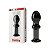 Plug Anal de Vidro 11x2,5cm Preto Glass Romance - Lovetoy - Imagem 5