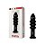 Plug Anal de Vidro 13x3cm Preto Glass Romance - Lovetoy - Imagem 2