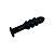 Plug Anal de Vidro 13x3cm Preto Glass Romance - Lovetoy - Imagem 3