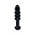 Plug Anal de Vidro 13x3cm Preto Glass Romance - Lovetoy - Imagem 7