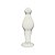 Plug Anal de Vidro 11x3cm Transparente Glass Romance - Lovetoy - Imagem 1