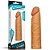 Capa Peniana com Extensor 2,5cm Pleasure X Tender Marrom - Lovetoy - Imagem 1