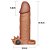 Capa Peniana Extensora 4,5cm com Vibração Pleasure X Tender Marrom - Lovetoy - Imagem 6