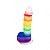 Dildo com Escroto 18x4cm Colors Rainbow - Lovetoys - Imagem 1