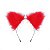 Kit de Rabo de Coelho com Tiara de Orelhas  Vermelho II - SI - Imagem 4