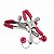 Kit de Rabo de Coelho com Tiara de Orelhas  Vermelho II - SI - Imagem 3