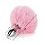 Kit de Plug Anal Pompom com Tiara de Orelhas de Coelho Gravata e Grampos para Mamilos - SI - Imagem 5