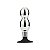 Plug Anal Escalonado em Aço com Ventosa II - Lovetoys - Imagem 1