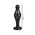 Plug Anal de Vidro 11x3cm Preto Glass Romance - Lovetoy - Imagem 2