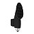 Dedeira preta com vibração - Finger Vibrator Black - Imagem 3