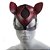 Máscara de Gato Vermelha e Preta - Coleção Fetiche Lovetoys - Imagem 1