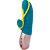 Mini Vibrador com Estimulador Ponto G e Elástico - Petrol Amorino Fun Factory - Imagem 1