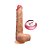 Pênis Realístico 16cm Vai e Vem com Aquecimento e 7 Vibrações Fighting Dildo - Lovetoys - Imagem 1