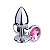Plug Anal Jóia em Aço Inox Tamanho M - Lovetoys - Imagem 1