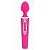 Vibrador Wand Silicone  com 3 Velocidades e 4 Pulsações Rosa - Adora Luxury - Odeco - Imagem 2