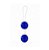 Bolas para Pompoar 50 gr de Vidro Borosilicate -  Ben Wa Large Blue - Imagem 3