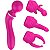 Vibrador Wand com 10 Velocidades e 3 Estimuladores - Lovetoys - Imagem 1