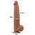 Pênis Realístico 34cm x 6,2cm 13.5'' King Sized Sliding Skin Dual Layer Dong - Lovetoy - Imagem 16