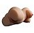Masturbador Formato de Corpo com Vagina e Ânus - Lovetoys - Imagem 3