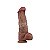 Pênis Realístico 27cm x 6,5cm 10.5'' Dual Layered Silicone Cock XXL - Lovetoy - Imagem 2