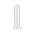 Plug Anal Transparente 20cm X 4cm em Silicone - Lovetoys - Imagem 1