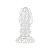 Plug Anal Transparente 13cm X 4,5cm em Silicone - Lovetoys - Imagem 1