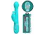Vibrador Sobe e Desce com Esferas e Estimulador Clitoriano Dejon -  Pretty Love - Imagem 7