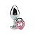 Plug Anal Jóia Coração em Aço Inox 8cm M - Lovetoys - Imagem 3