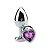 Plug Anal Jóia Coração em Aço Inox 8cm M - Lovetoys - Imagem 4