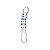 Plug Anal Ponta Dupla em Vidro com Esferas em Relevo - Lovetoys - Imagem 1