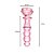 Plug Anal Escalonado em Vidro com Base Formato de Flor - Lovetoys - Imagem 5
