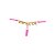 Calcinha Fio Dental com Strass Cu Ta On - Tallyta Moda Apimentada - Imagem 3
