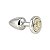 Plug Anal Cromado P com Pedras Cravejadas Less - Hard - Imagem 3