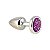 Plug Anal Cromado P com Pedras Cravejadas Less - Hard - Imagem 2